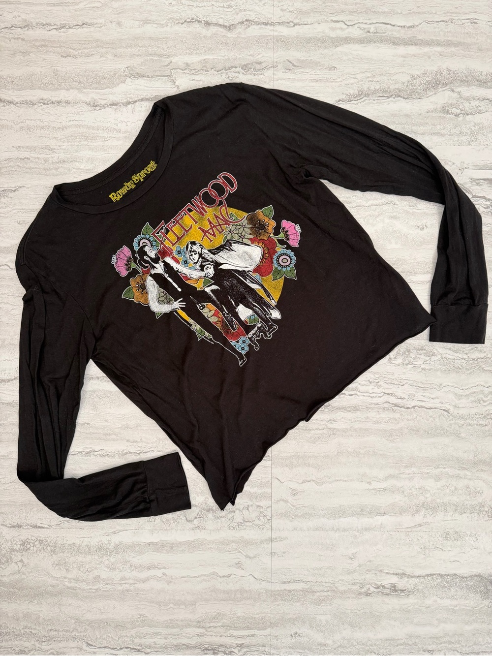 ROWDY SPROUT Fleetwood Mac Cropped T Shirt
